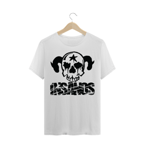 Camiseta Plus Size Insanos Caveira Preta