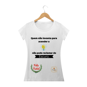 Nome do produto  Cam. Fem. Branca - Natal