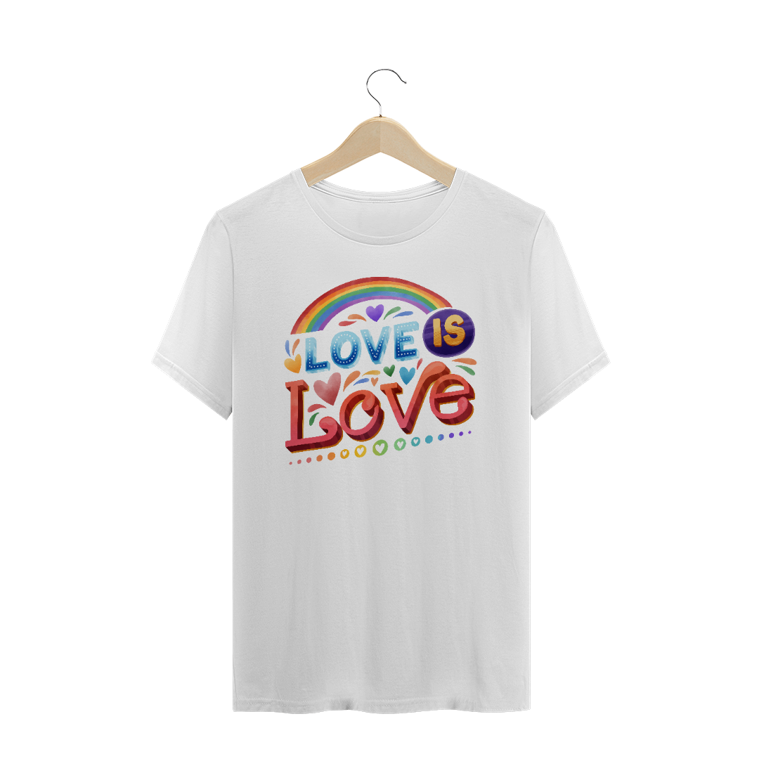 Nome do produto: Camiseta Love is Love