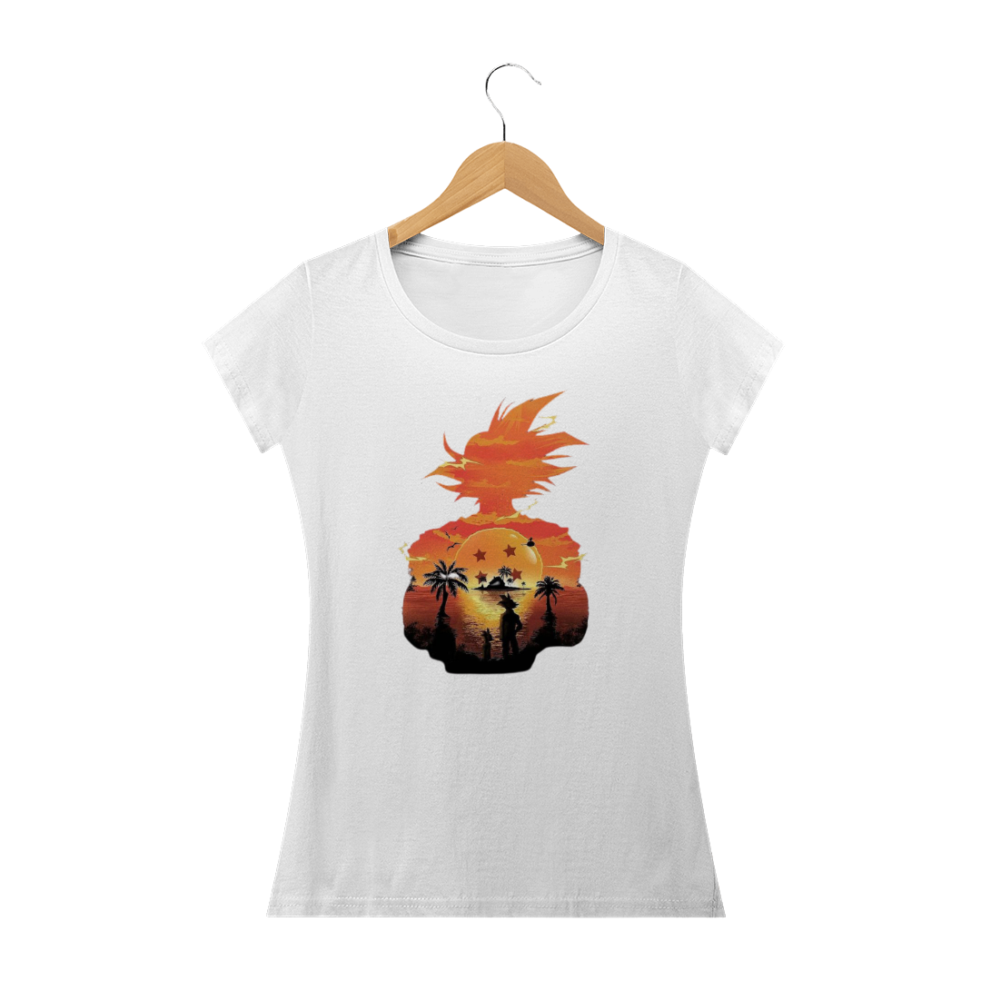 Nome do produto: Camiseta Feminina Goku