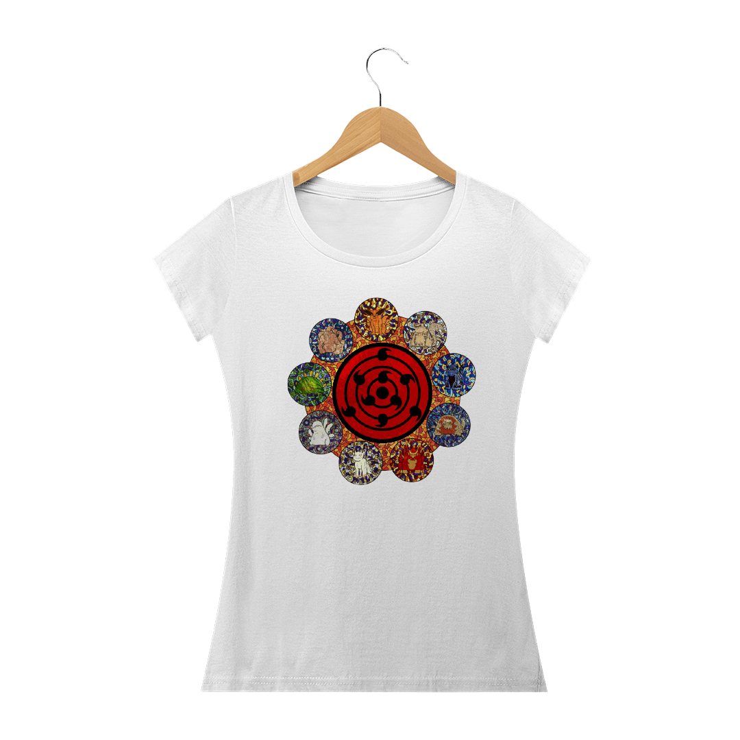 Camiseta Feminina Naruto kyuubi