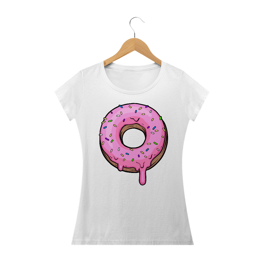 Nome do produto: Camiseta Feminina Donuts