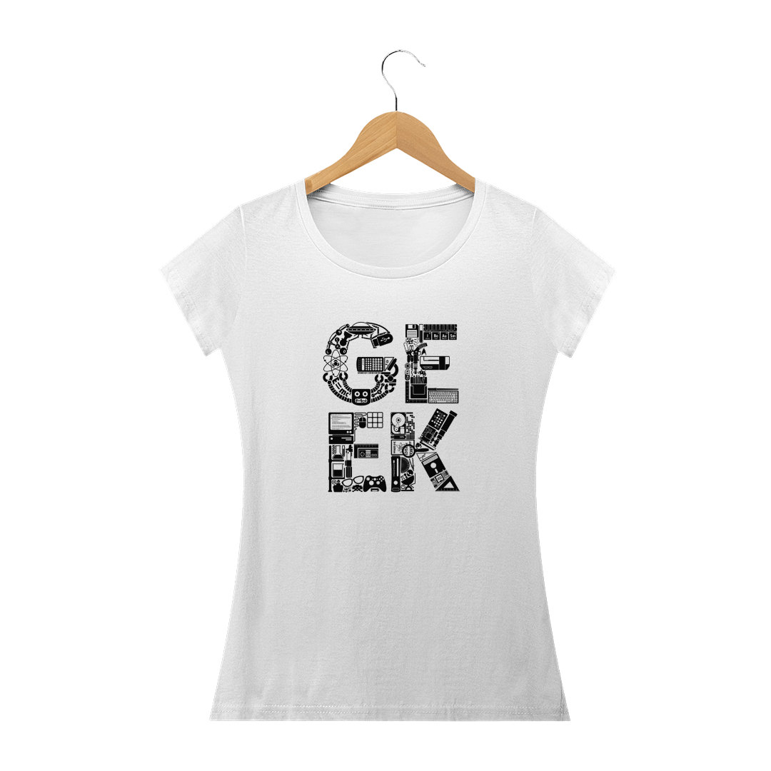 Nome do produto: Camiseta Feminina Geek