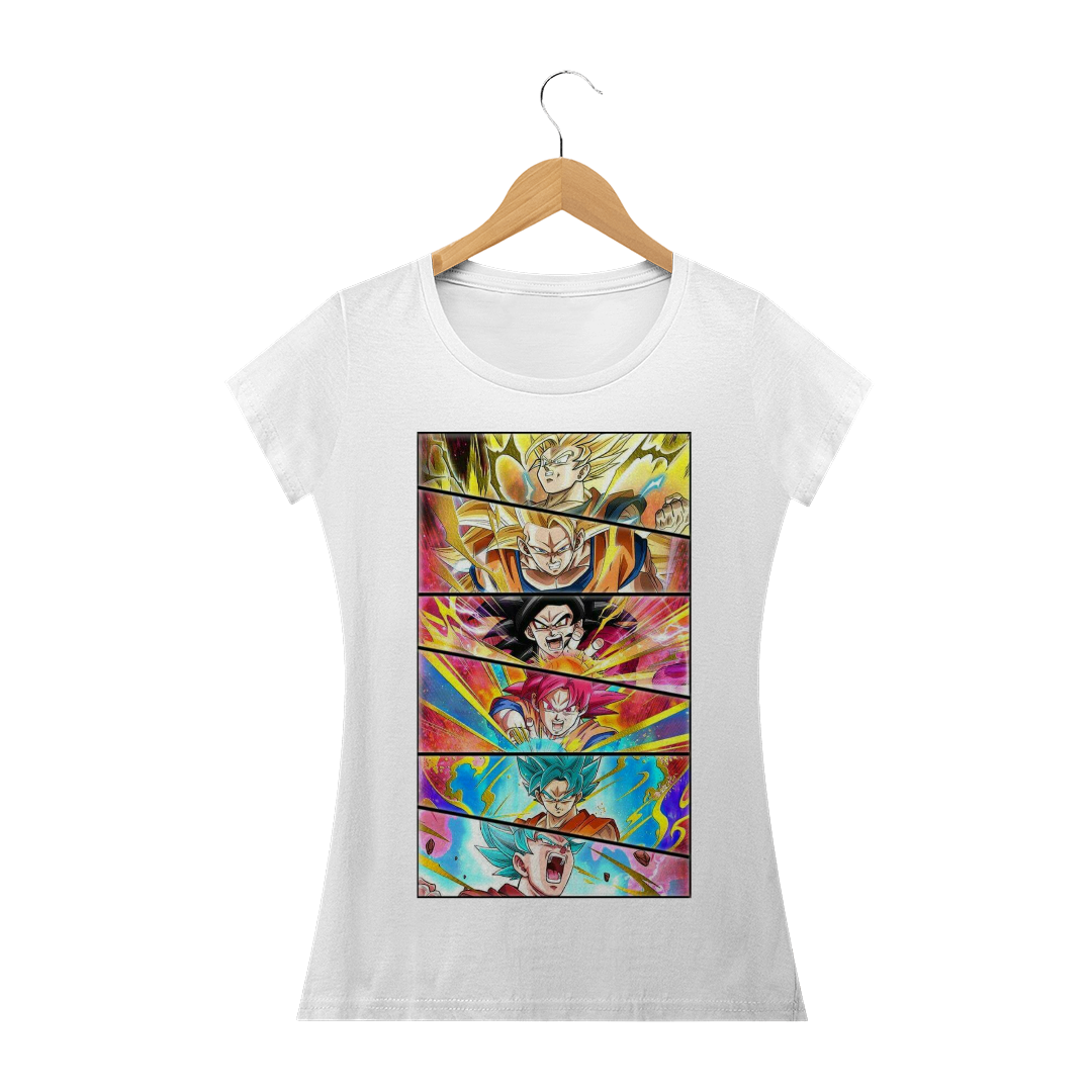 Nome do produto: Camiseta Feminina Dragonball