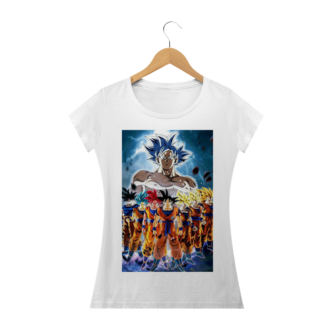 Nome do produto: Camiseta Feminina Dragonball