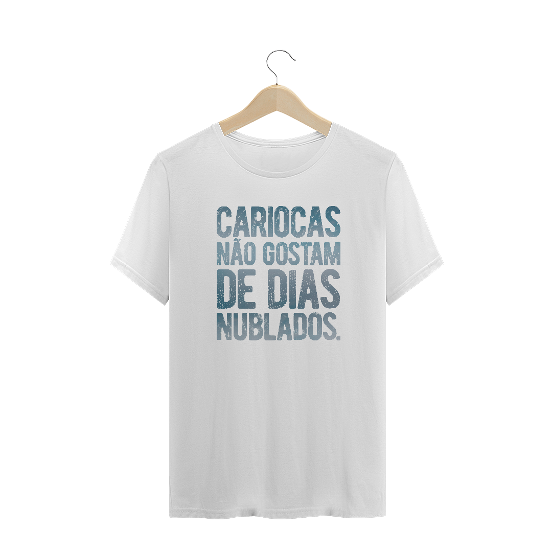 Nome do produto: Dias Nublados / T-Shirt Prime Masculina Branca