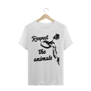 Nome do produtoCamiseta Vegana Respect the animals