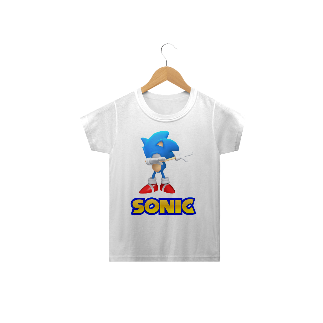 Camiseta Infantil Sonic