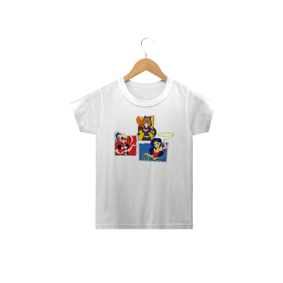 Camiseta Infantil Super Hero Girls