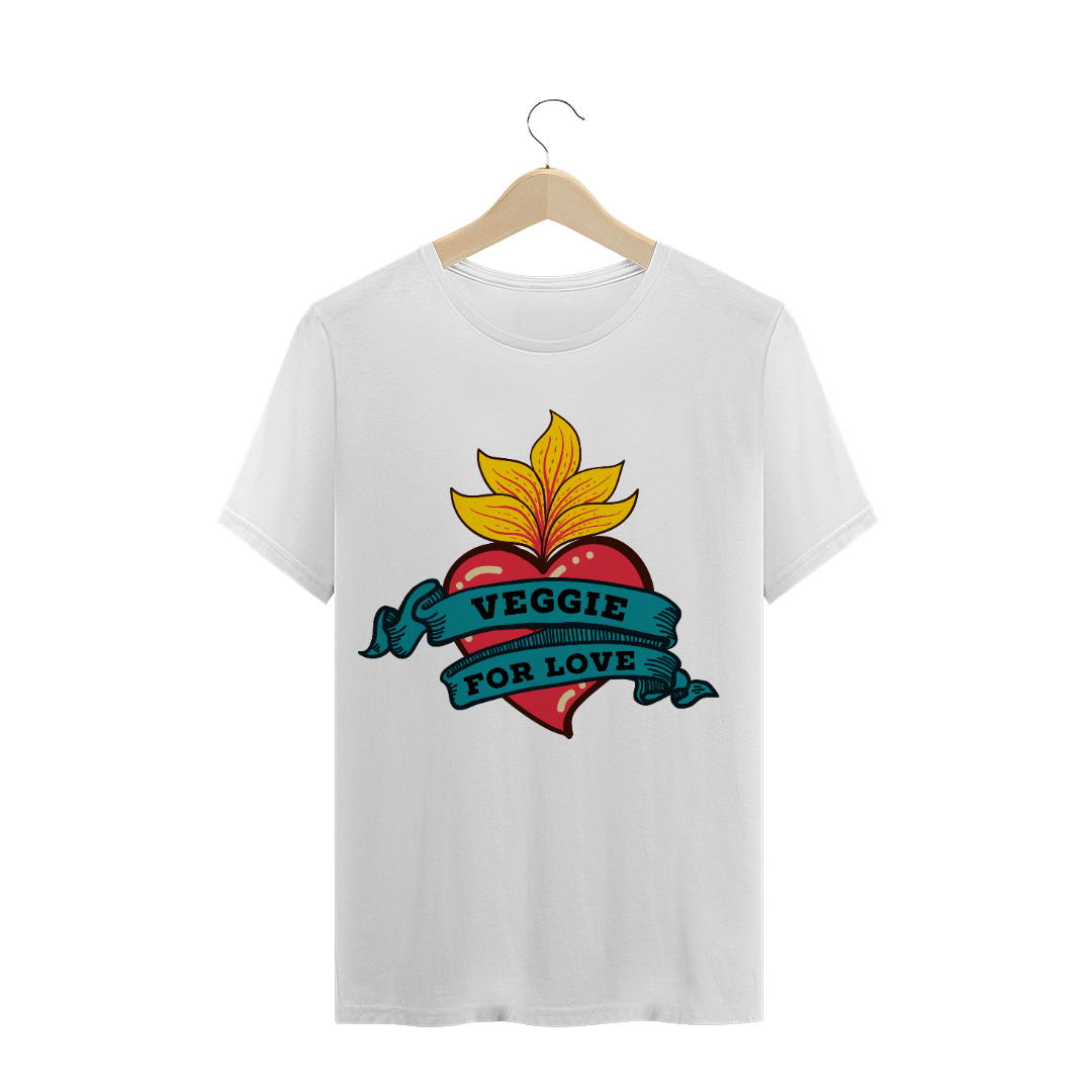 Nome do produto: Camiseta Veggie For Love 