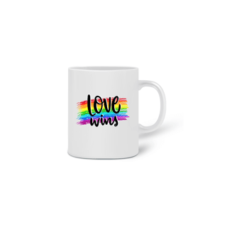 Caneca Love Wins