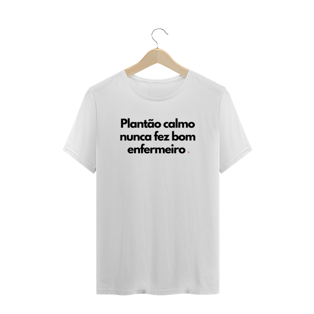 Nome do produto: Camiseta Clássica Branca Bom Enfermeiro