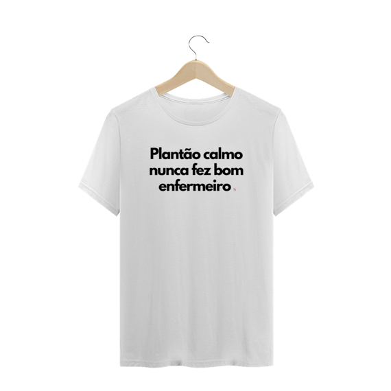 Camiseta Clássica Branca Bom Enfermeiro