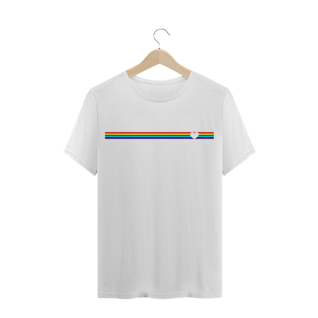 Nome do produto: T-shirt faixa love pride