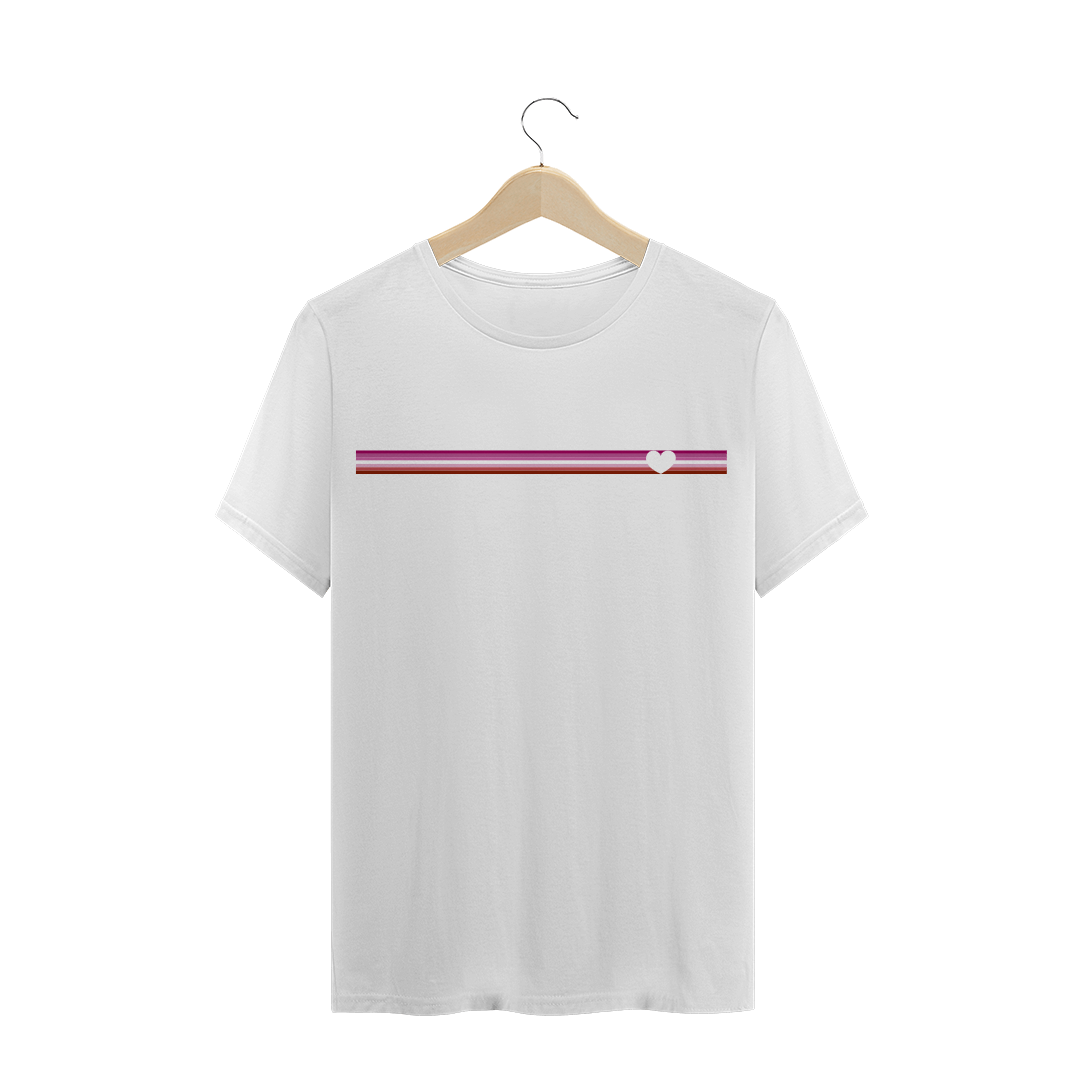 Nome do produto: T-shirt faixa love lesbian