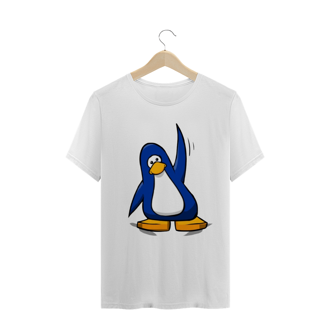 Nome do produto: Camiseta Masculina Club Penguin Azul