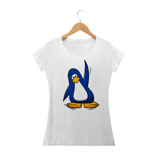 Nome do produtoCamiseta Feminina Club Penguin Azul