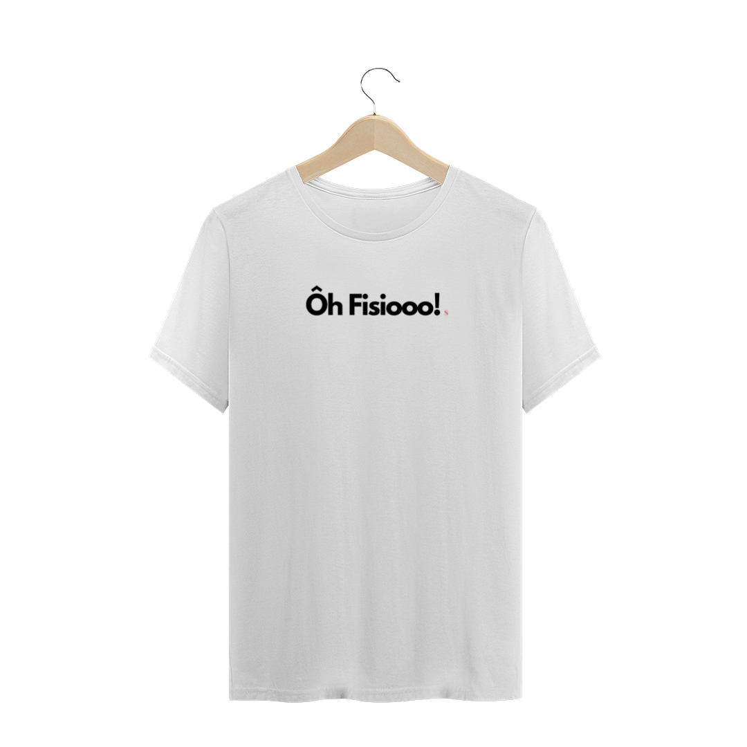 Nome do produto: Camiseta Clássica Branca Ôh Fisio!