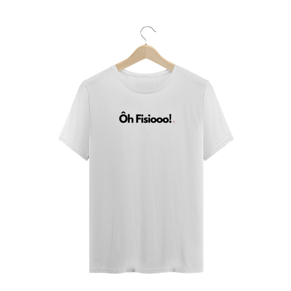 Camiseta Clássica Branca Ôh Fisio!