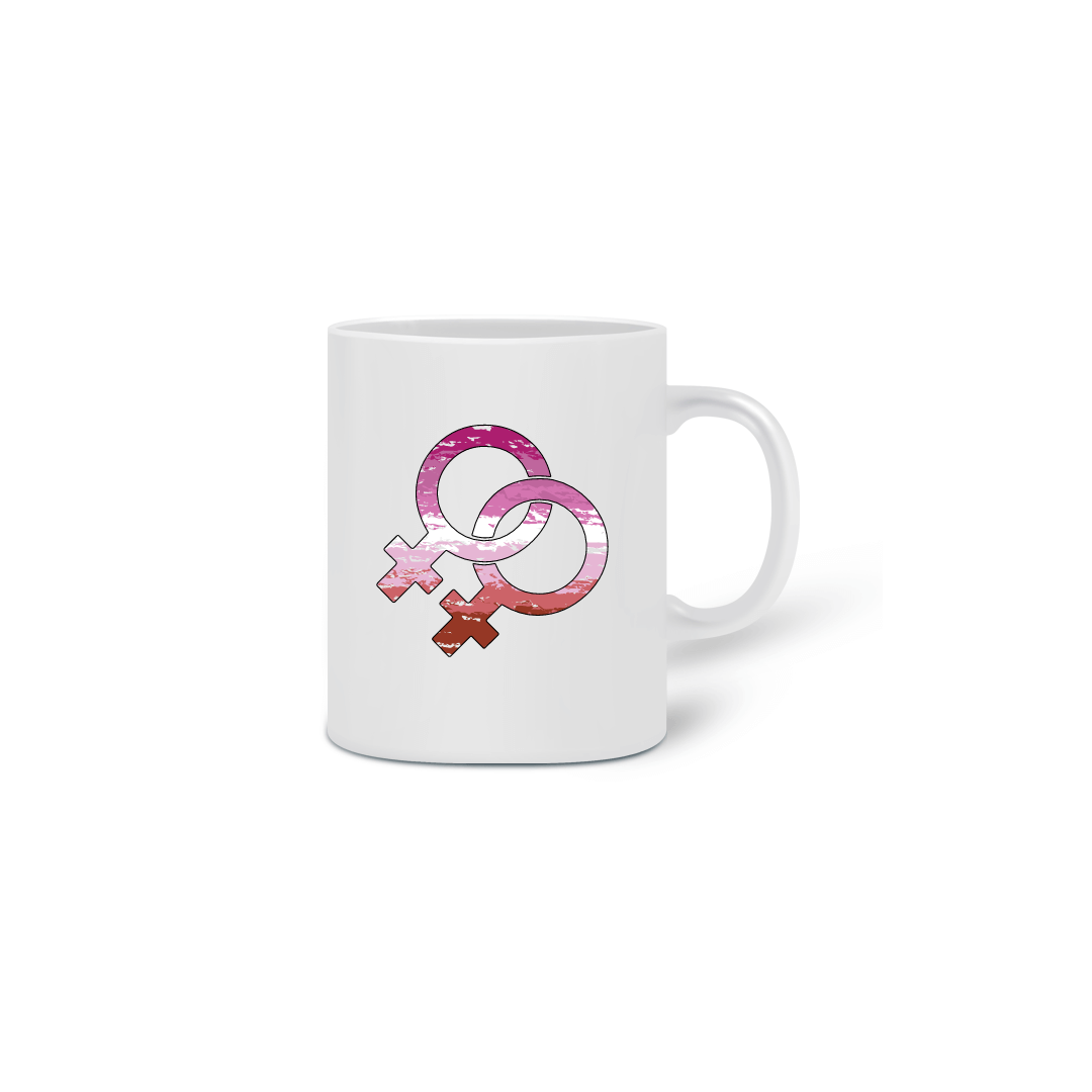 Nome do produto: Caneca Symbol Lesbian
