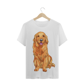 Camiseta Masculina Golden Retrivier