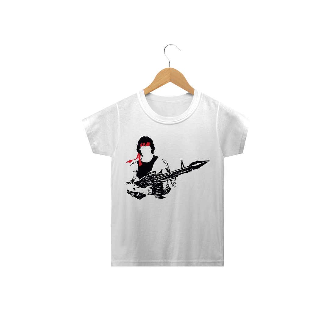 Nome do produto: Camiseta Infantil Rambo