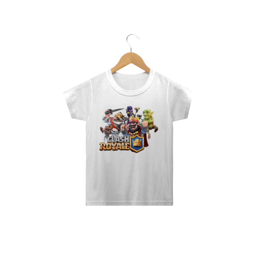 Nome do produto: Camiseta Infantil Clash Royale