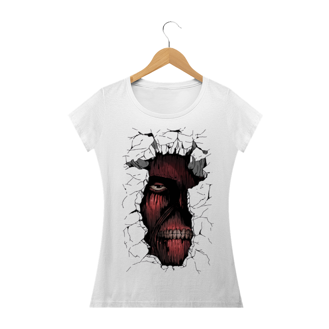 Nome do produto: Camiseta Feminina Attack On Titan