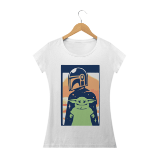 Nome do produtoCamiseta Feminina - Mandalorian e Baby Yoda