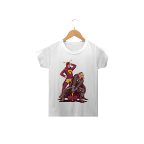 Camiseta Infantil Chapolin e Thor