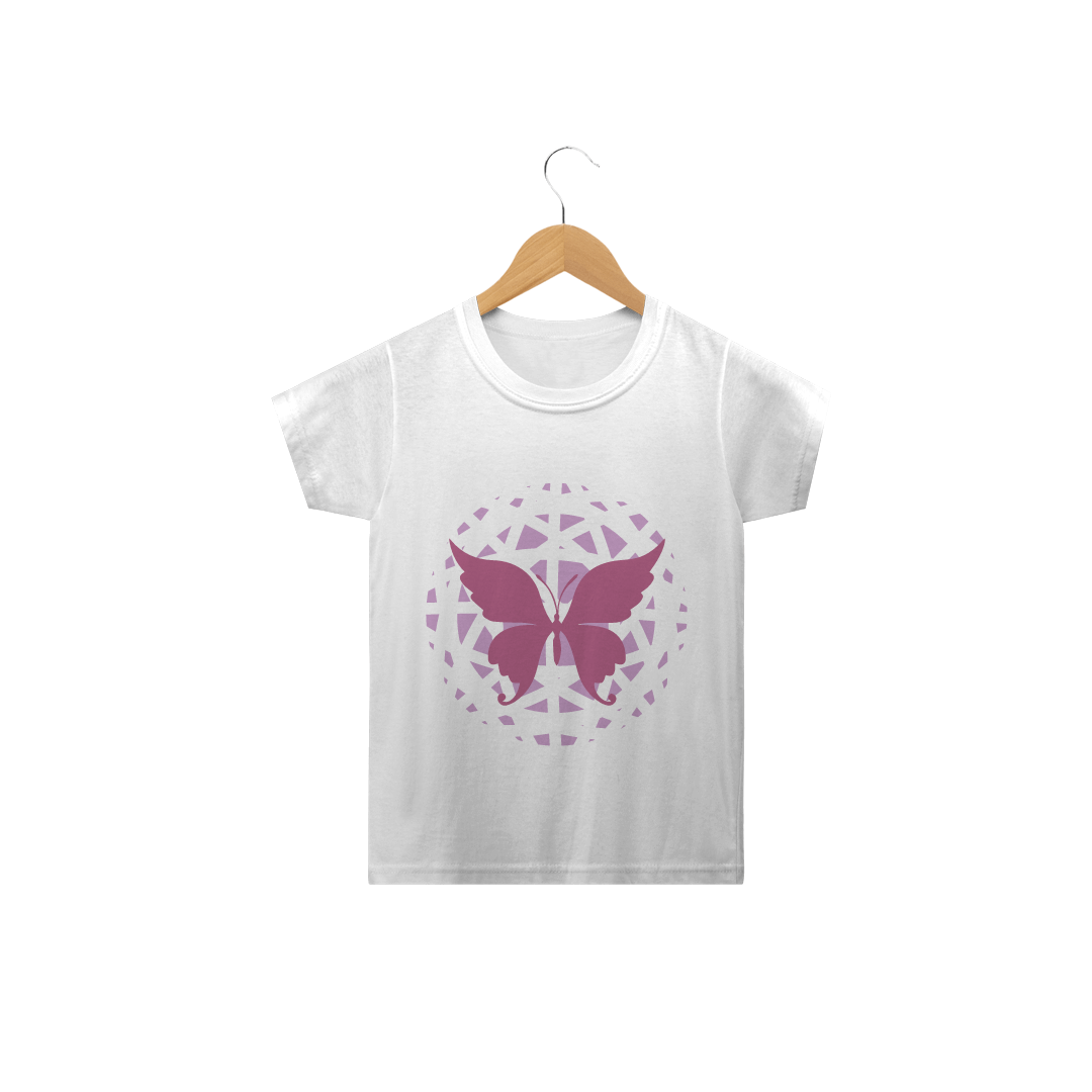camiseta infantil borboleta Nome do produto: camiseta infantil borboleta