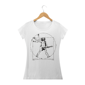 Camiseta Feminina Homem Vitruviano