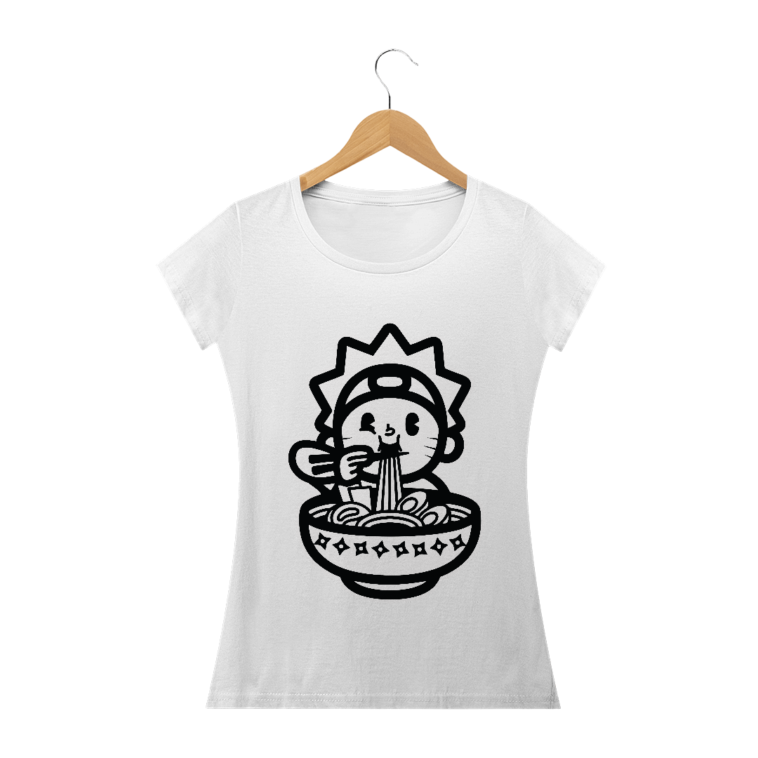 Nome do produto: Camiseta Feminina Naruto Ramen