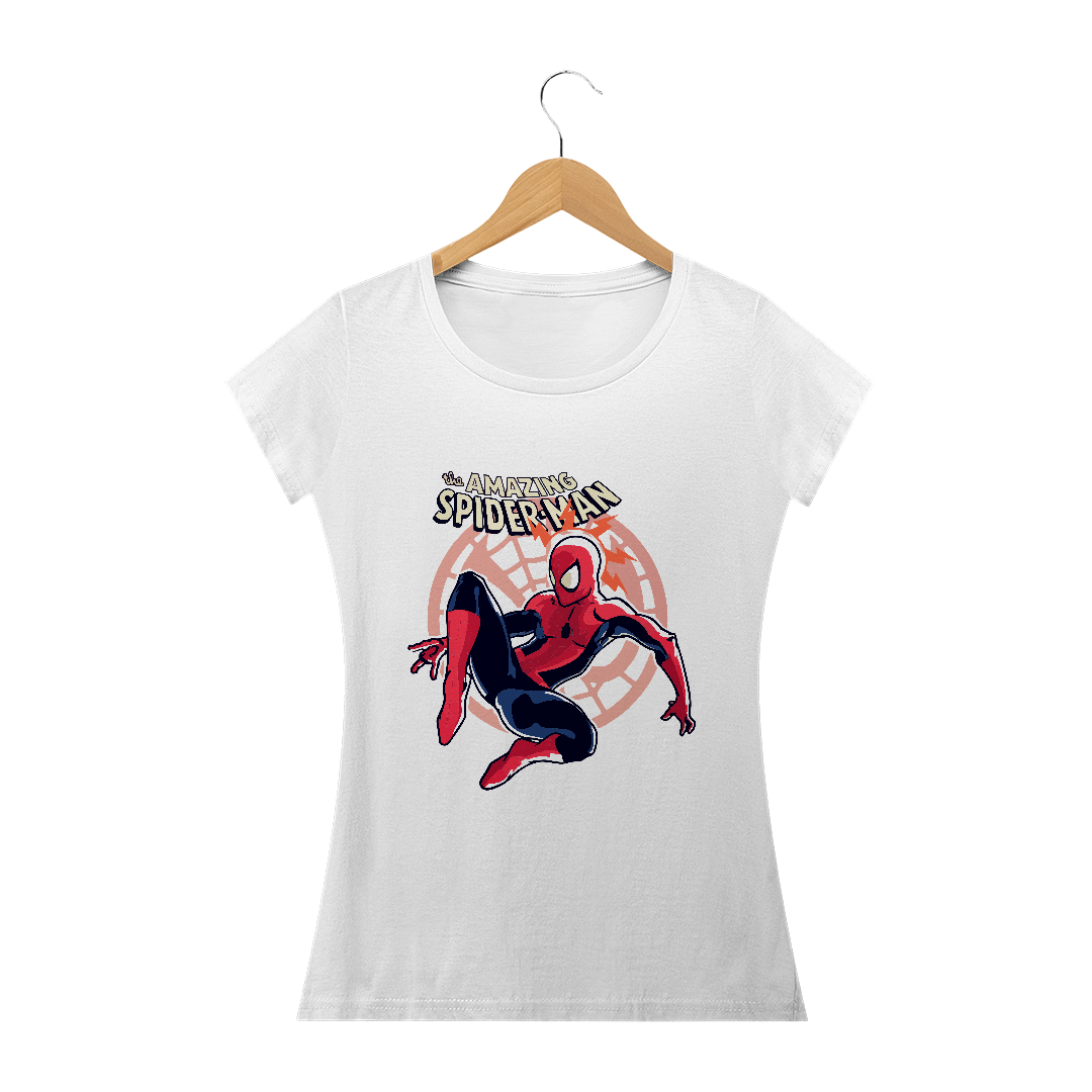 Nome do produto: Camiseta Feminina Spiderman