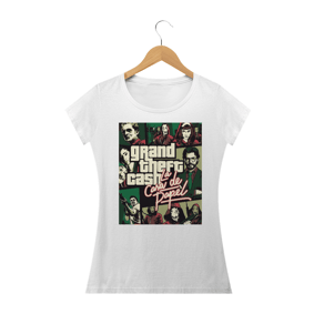 Nome do produto  Camiseta Feminina La Casa de Papel