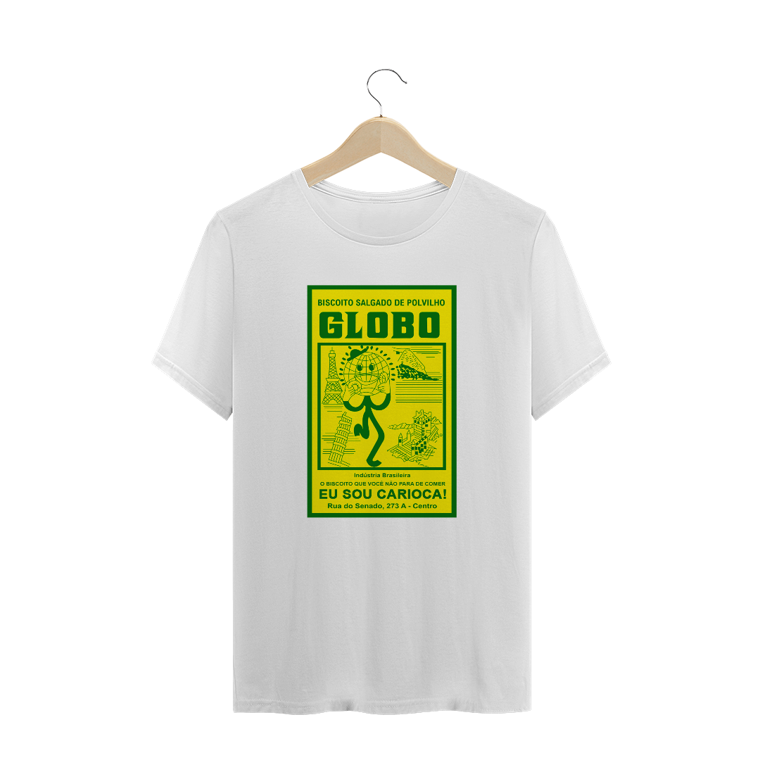 Nome do produto: Biscoito Globo / T-Shirt Prime Masculina Branca ou Preta