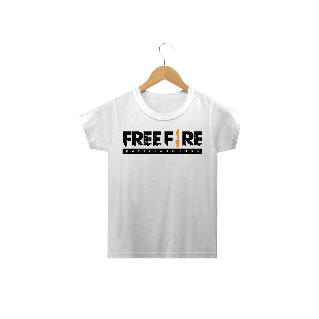 Nome do produto: Camiseta Infantil Free Fire