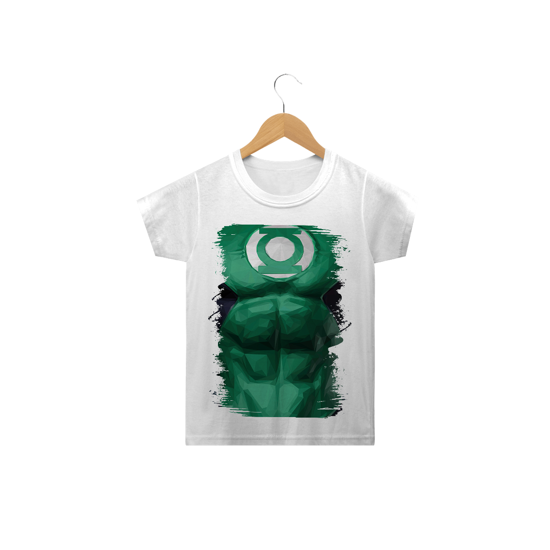 Nome do produto: Camiseta Infantil Lanterna Verde