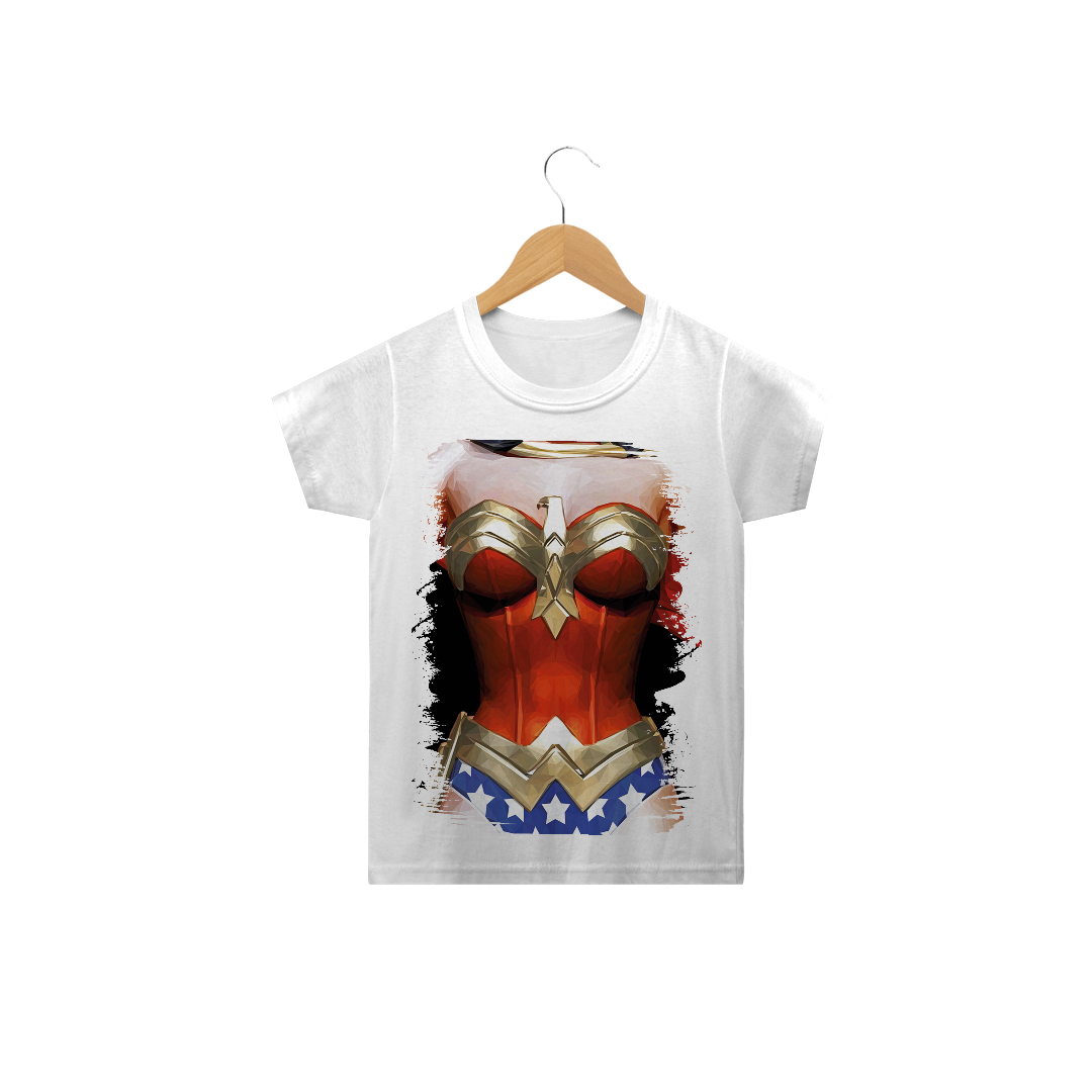 Camiseta Infantil Mulher Maravilha