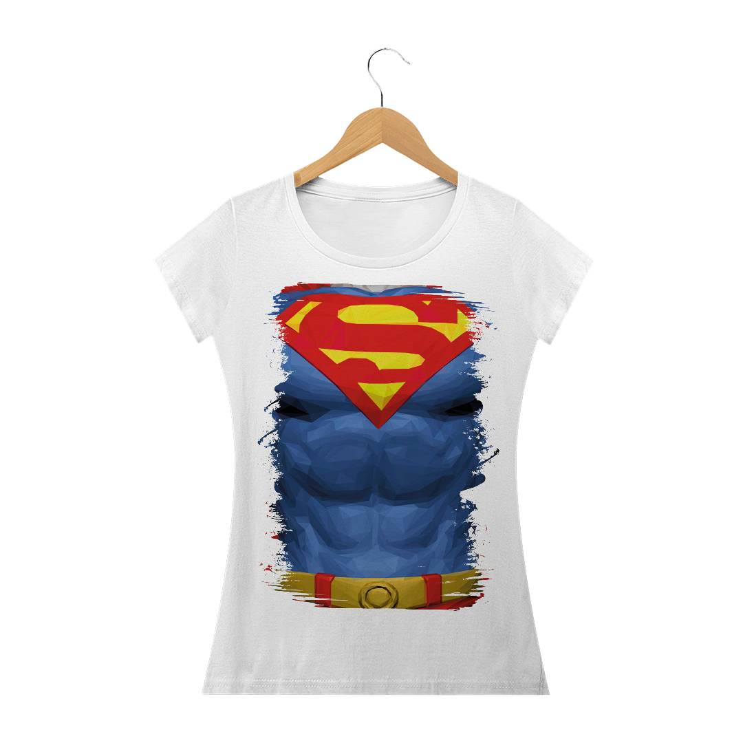 Nome do produto: Camiseta Feminina Superman