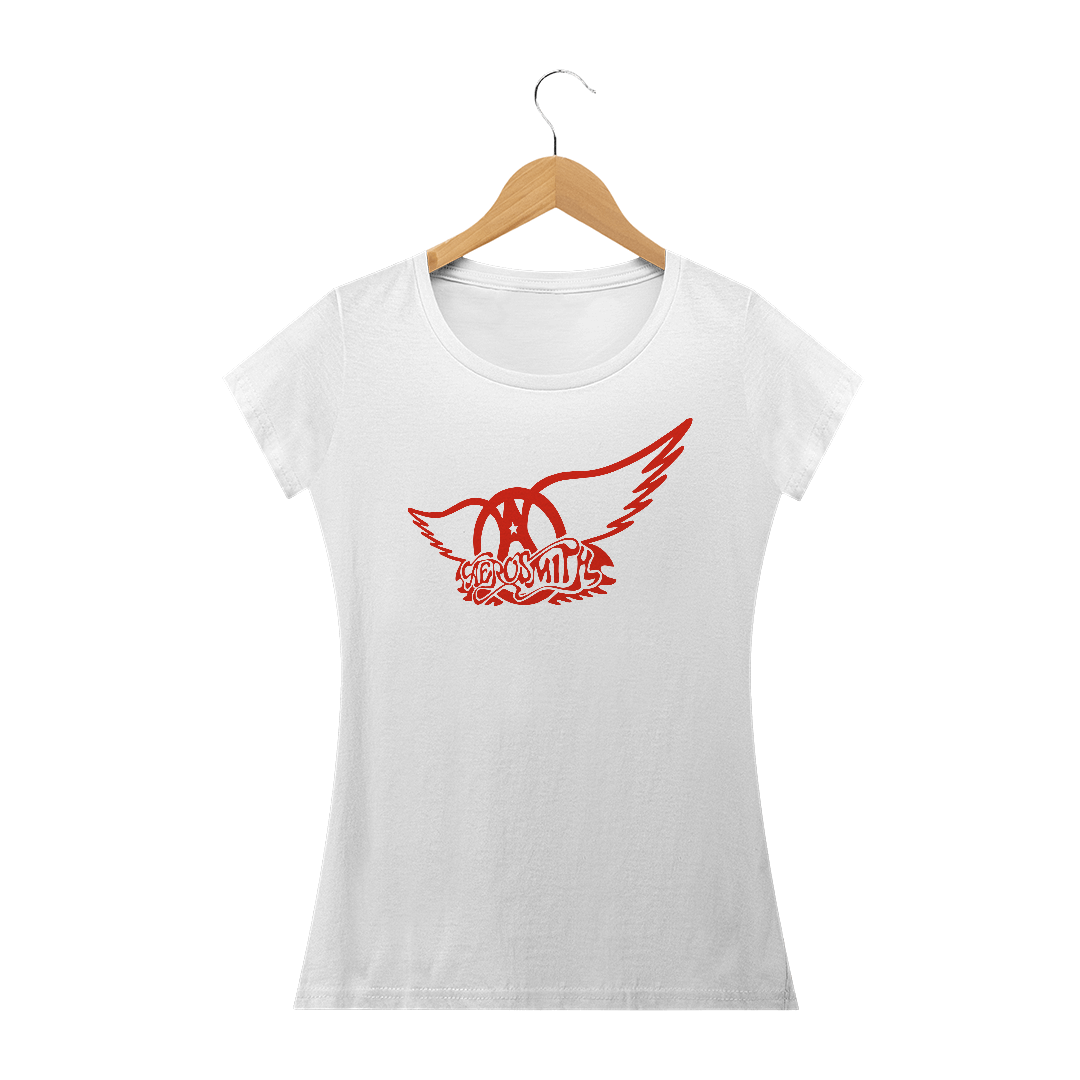 Nome do produto: Camiseta Feminina Aerosmith