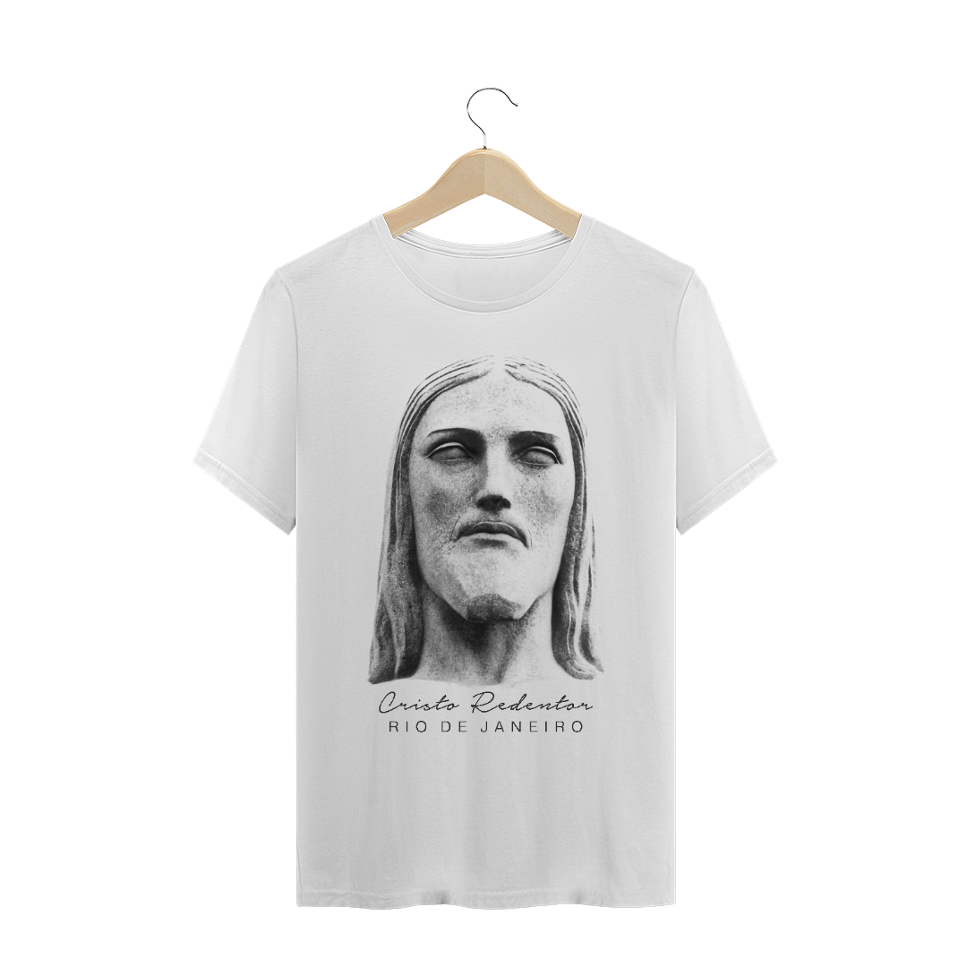 Camiseta Masculina Cristo Redentor rosto 2