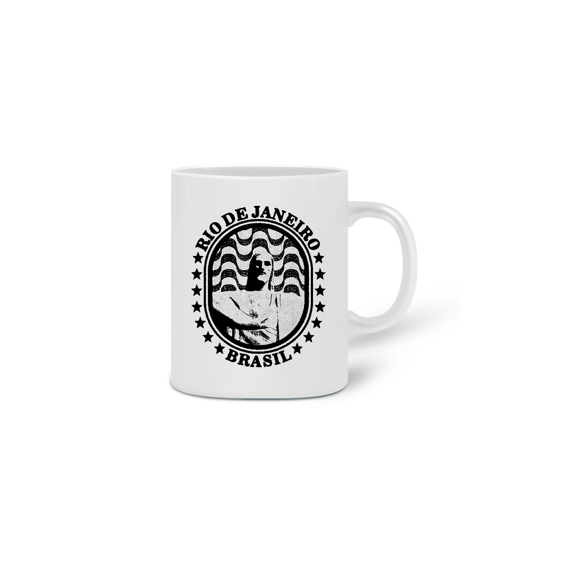 Caneca Cristo Redentor calçadão Copacabana