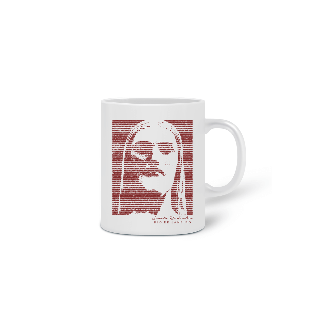 Caneca Cristo Redentor rosto 4