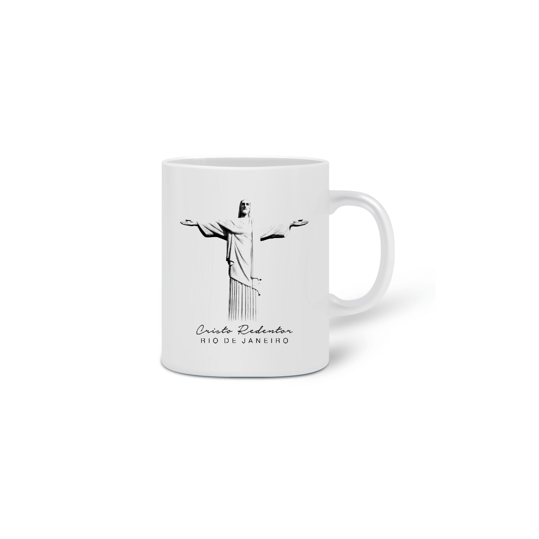 Caneca Cristo Redentor braços abertos