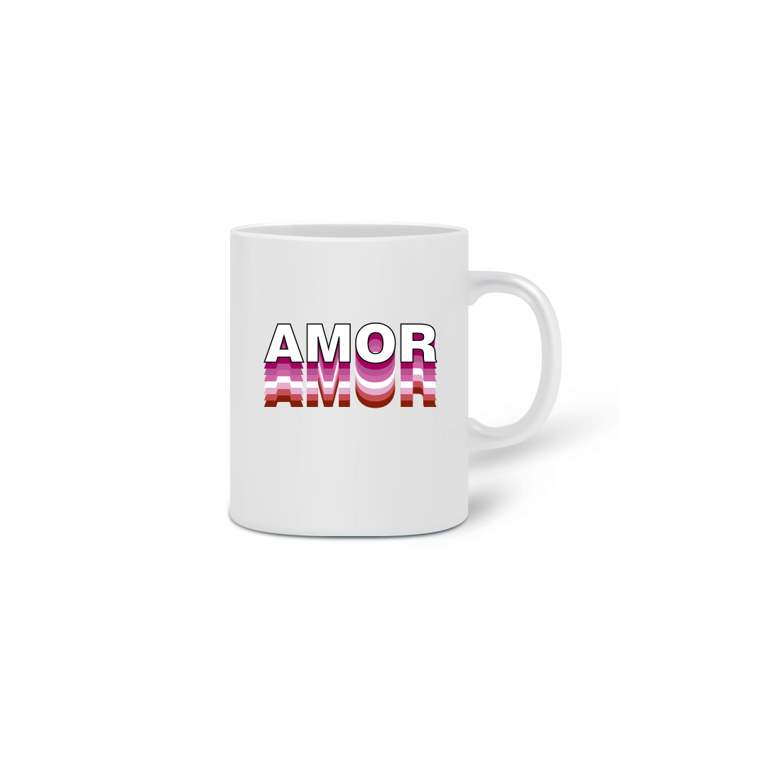 Nome do produto: Caneca Amor Lesbica