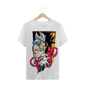 Camisa Personalizada Goku Super Sayajin 4