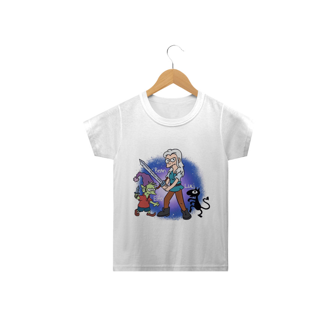 Nome do produto:  Disenchantment Camisa Infantil