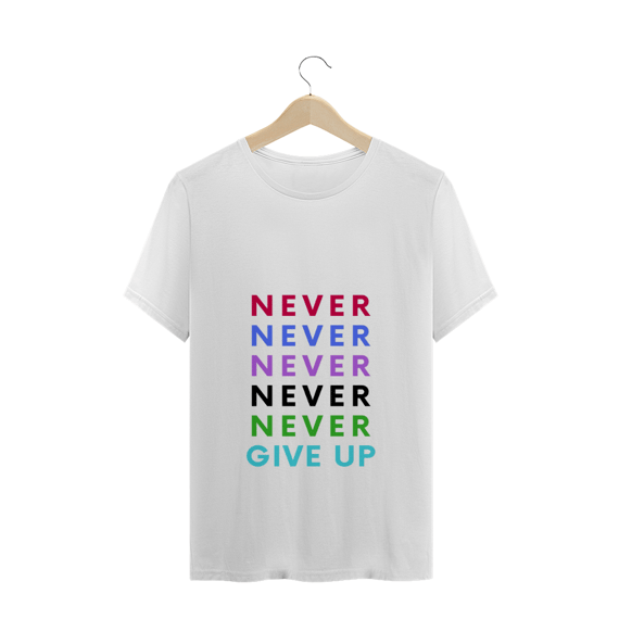 Camisa - W-trend Never give up white