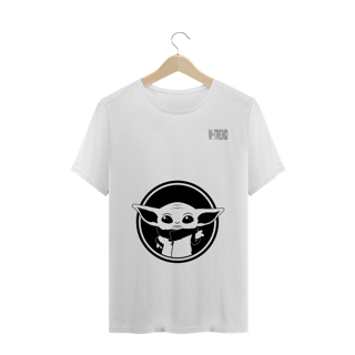 Nome do produto Camisa - W-trend Baby YODA Black & White